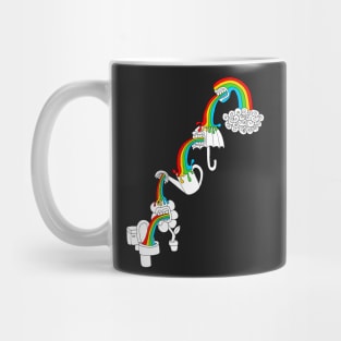 Rainbow Puke Mug